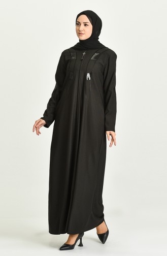 Black Abaya 1592-01