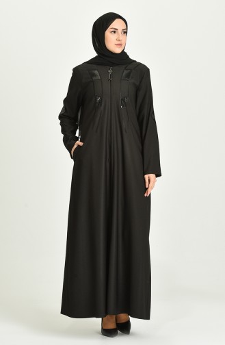 Black Abaya 1592-01