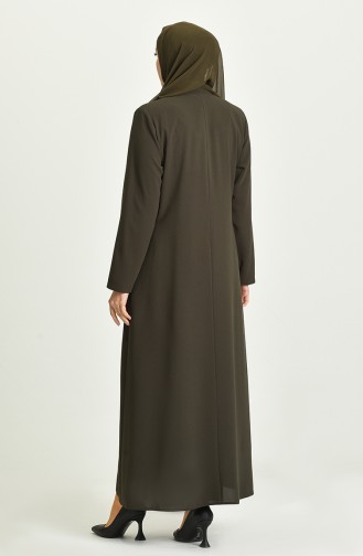 Khaki Abaya 4304-01