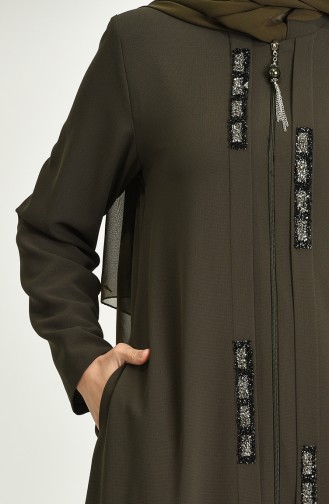 Khaki Abayas 4304-01