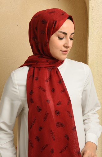 Claret Red Shawl 3023-07