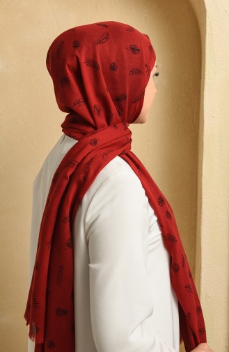 Claret Red Shawl 3023-07