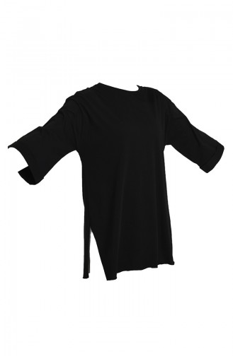 Schwarz T-Shirt 2308-06