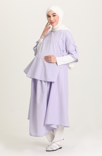 Violet Hijab Dress 1119-01