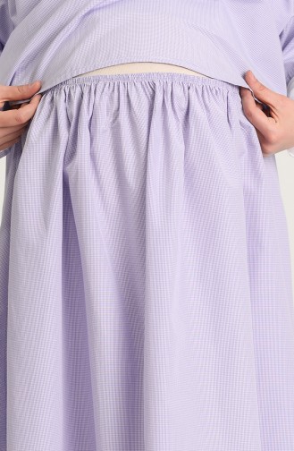 Lilac İslamitische Jurk 1119-01