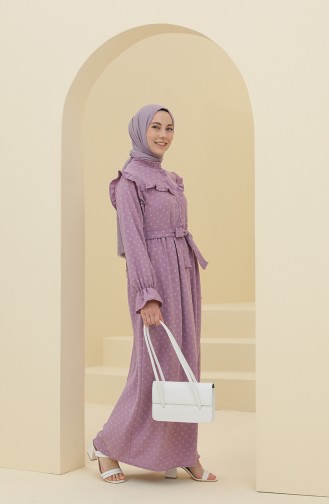 Robe Hijab Lila 21Y8372-05