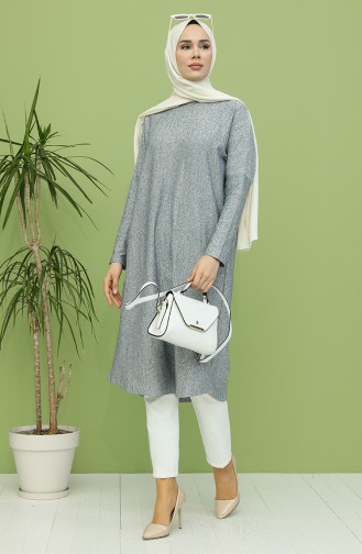 Yarasa Kol Tunik 8290-01 Lacivert