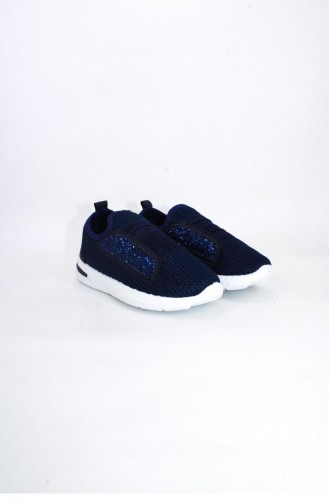 Navy Blue Casual Shoes 00708.LACIVERT