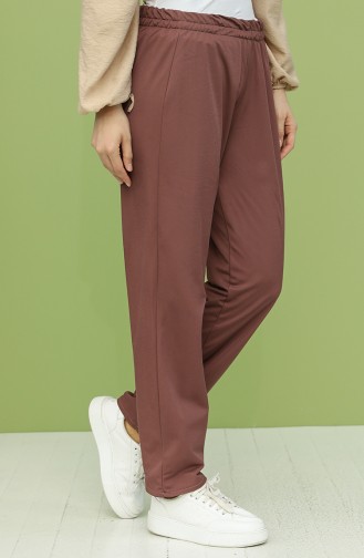 Pantalon Rose Pâle Foncé 1592-03