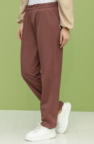 Pantalon Rose Pâle Foncé 1592-03