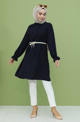 Navy Blue Tuniek 2437-03