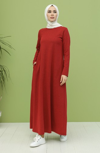 Robe Hijab Bordeaux 3279-02