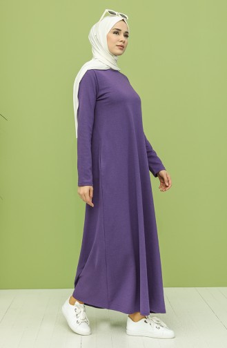 Purple Hijab Dress 3279-05