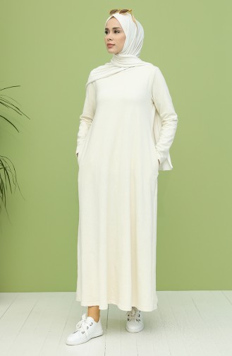 Robe Hijab Ecru 3279-09