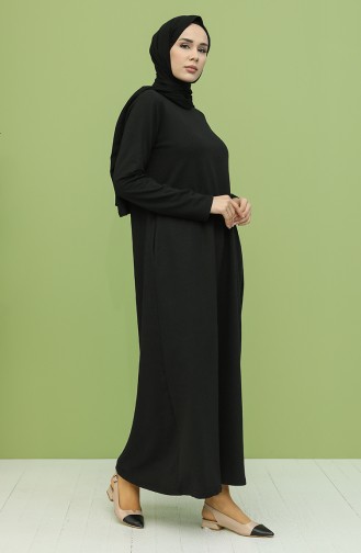 Robe Hijab Noir 3279-10