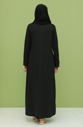 Black İslamitische Jurk 3279-10