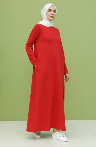 Red İslamitische Jurk 3279-12