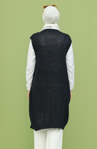 Navy Blue Gilet 0621-05