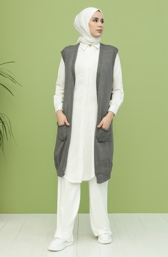 Dark Gray Waistcoats 0622-14