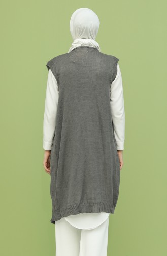Dark gray Gilet 0622-14