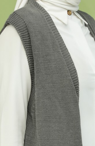 Gilet Sans Manches Gris Foncé 0622-14