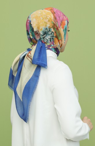 Saxon blue Hoofddoek 3025DP-22