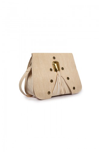 Beige Shoulder Bag 04-09