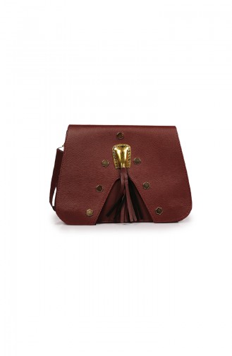 Claret Red Shoulder Bags 04-19