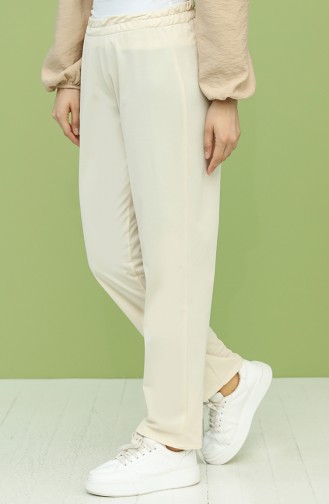 Pantalon Crème 1592-08