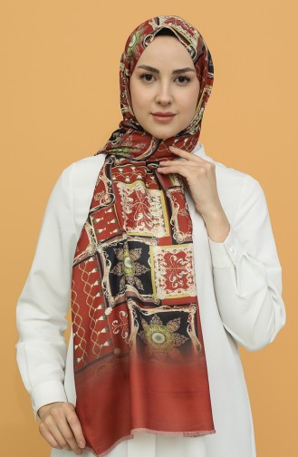 Brick Red Shawl 3028KE-03-05