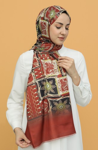 Brick Red Shawl 3028KE-03-05