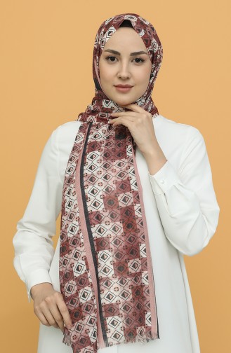 Brick Red Shawl 3028KE-07-05