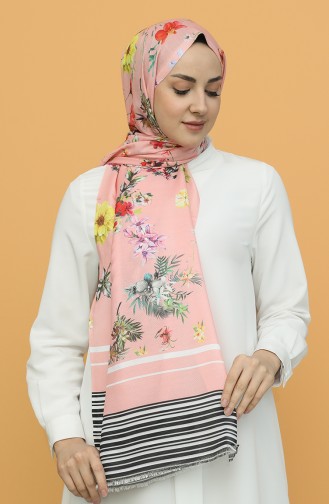 Peach Pink Shawl 3028KE-08-06