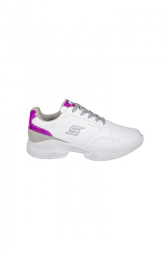 Chaussures de Sport Blanc 1008-4