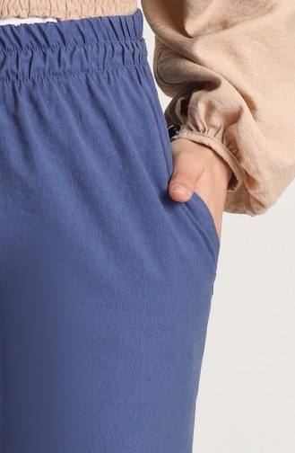 Aerobin Fabric Pocket Trousers 0151-12 Indigo 0151-12