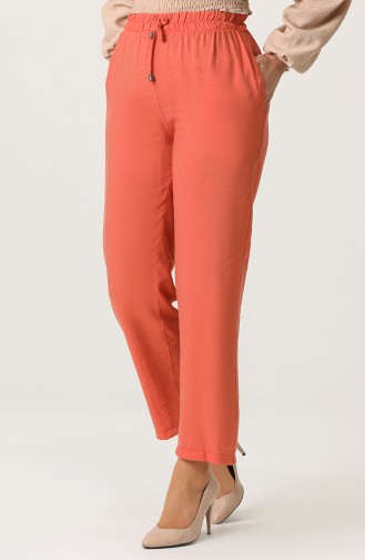 Pantalon Couleur brique 0151-13