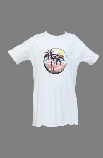 Weiß T-Shirt 4014-03