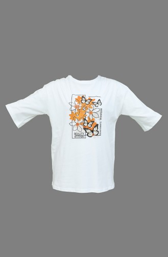 Weiß T-Shirt 0304-01