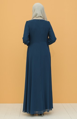 Habillé Hijab Pétrole 52788-04