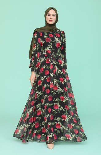 Robe Hijab Noir 4862-02