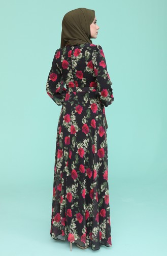 Robe Hijab Noir 4862-02