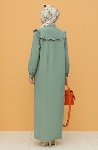 Green Almond Hijab Dress 21Y8350-05