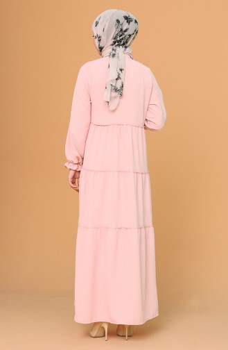 Powder Hijab Dress 21Y8366-02