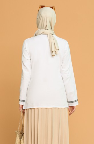 Blouse Blanc 0011-08