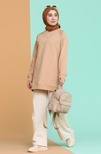 Sweatshirt Couleur Brun 5074-03