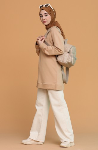 Sweatshirt Couleur Brun 5074-03