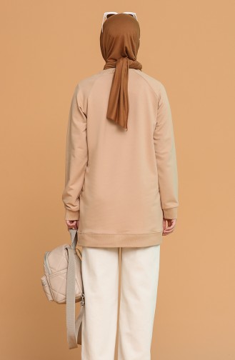 Sweatshirt Couleur Brun 5074-03