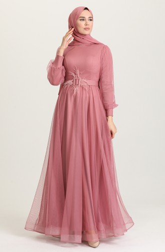 Habillé Hijab Rose Pâle 4949-02