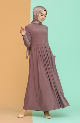 Mink Hijab Dress 4550-03