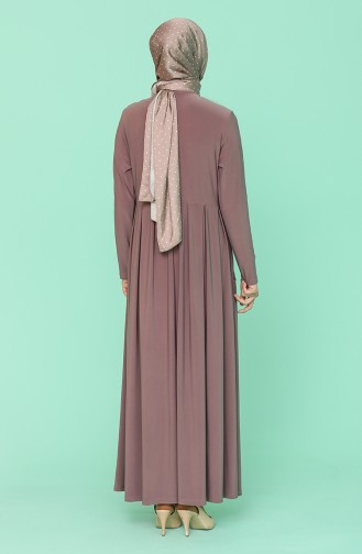 Mink Hijab Dress 4550-03